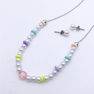 Colorful Custom Beaded and Pearl Jewelry Set | Girls Jewelry | Girls Set